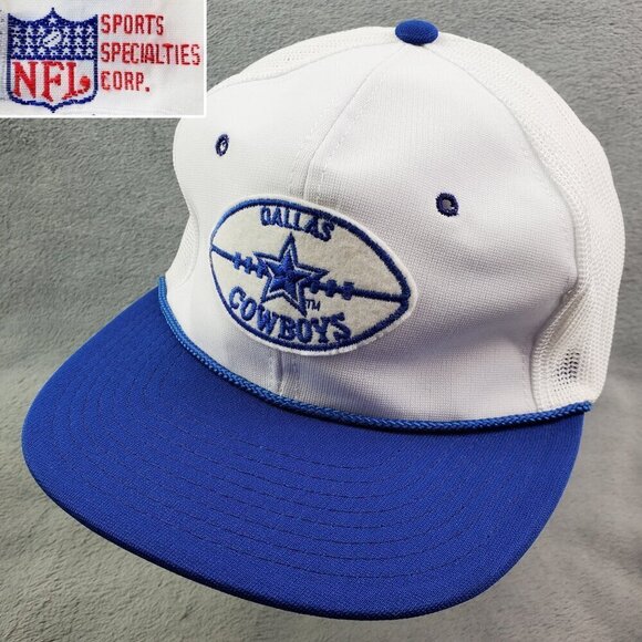 Dallas Cowboys Vintage Snapback Hat Sports Specialties Mesh Corded Youngan NWOT - Picture 1 of 11